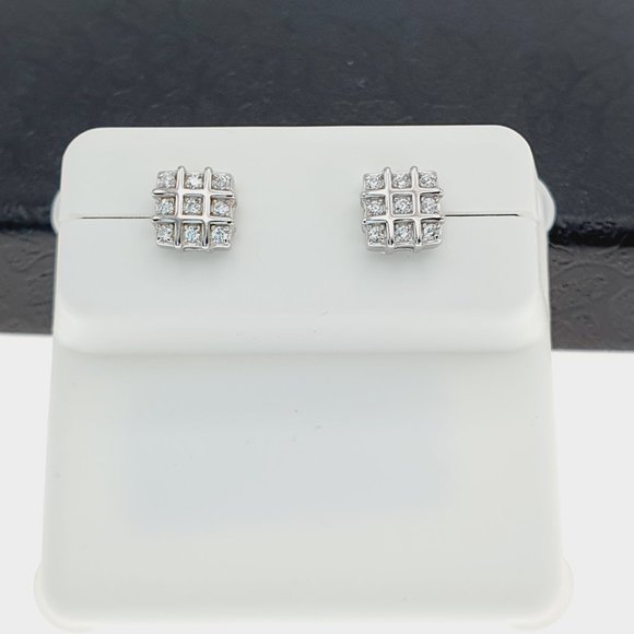 "925 sterling silver luxury CZ earrings for women/girls, Best for gift, RJUS2205 - Picture 5 of 10
